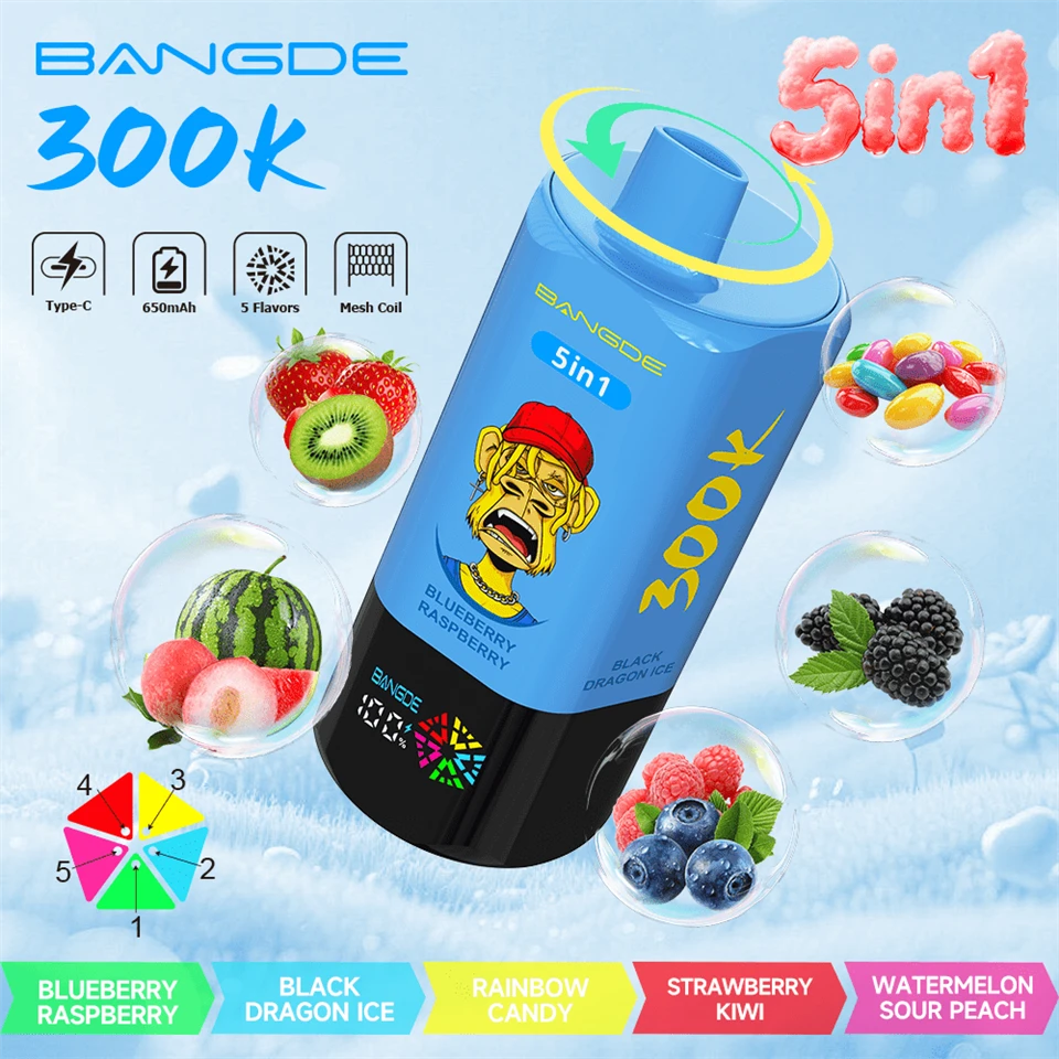 BANG DE 300K-5in1 Puffs Vape high quality