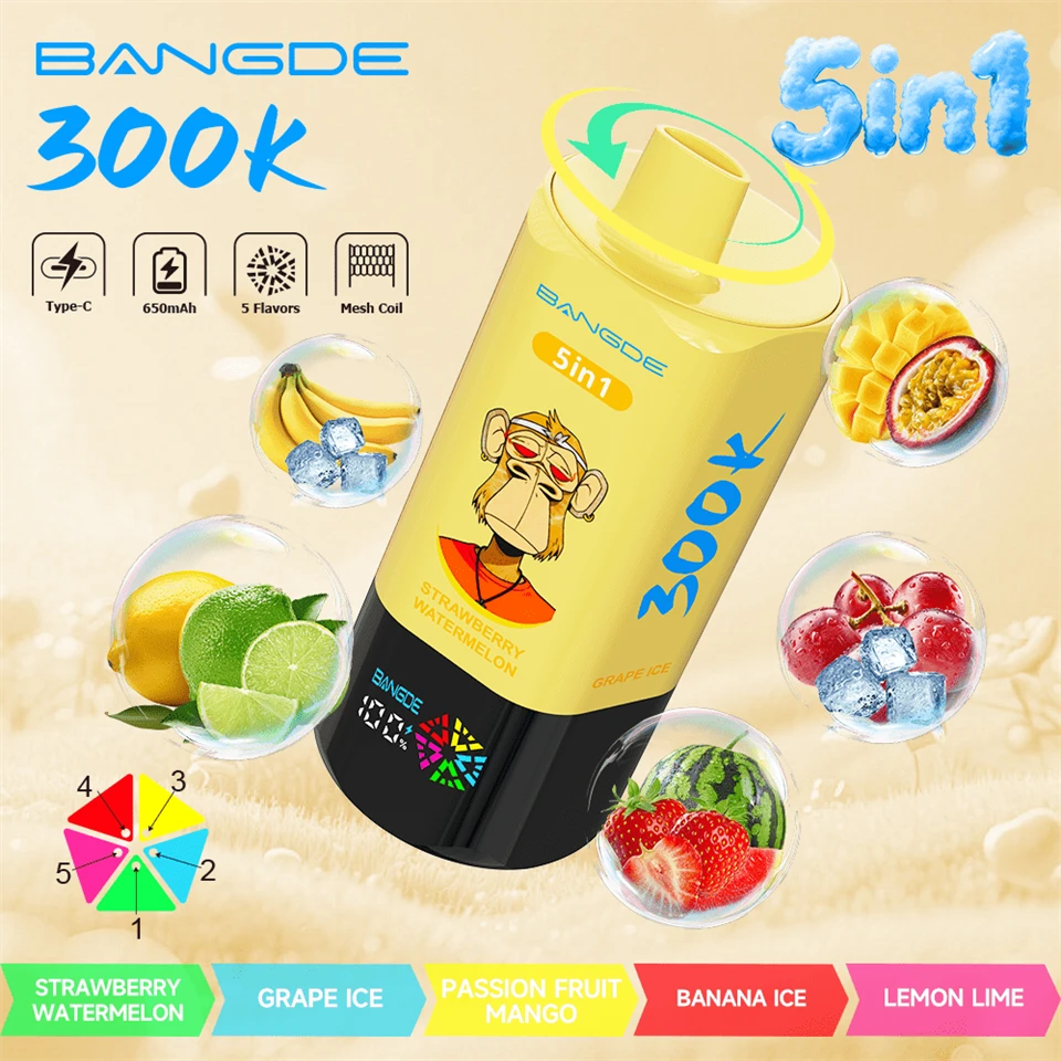 BANG DE 300K-5in1 Puffs Vape