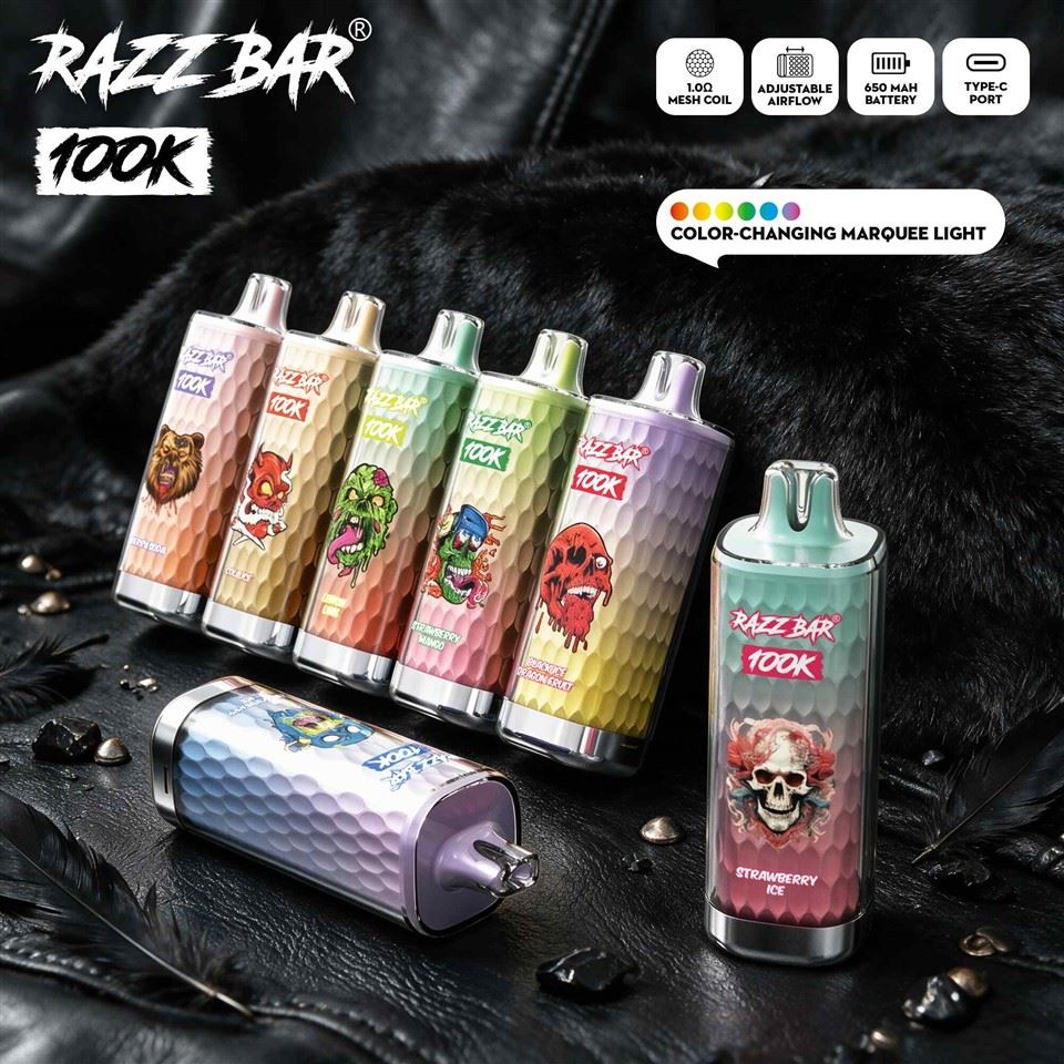 Razz Bar 100K Puff Germany Warehouse Fast Shipping 100000 Puffs Vape